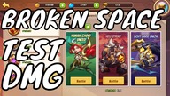 TESTUJE TEAM I OBRAŻENIA - BROKEN SPACE W IDLE HEROES PL
