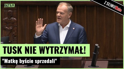 Tusk uderza w PiS! Mocne przemówienie w Sejmie!