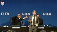 Komik przerywa konferencje FIFA