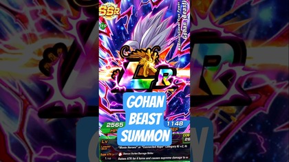 GOHAN BEAST SUMMON X4 DBZ DOKKAN BATTLE DISCOUNT