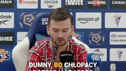 Gasparik: Jesteśmy smutni, ale byłem dumny z chłopaków