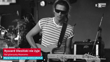 Ryszard Olesiński nie żyje.  Był gitarzystą Maanamu [KS Info]