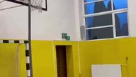Wspaniałe włosy i wyskok #shorts #basketball #verticaljump #sports