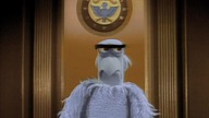Muppet show.  Kermit walczy z koronawirusem