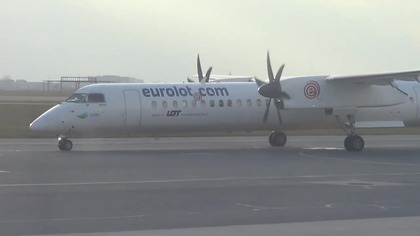 21 03 16 DHC 8 402Q Dash 8 4423 SP EQG Warszawa Wrocław LOT
