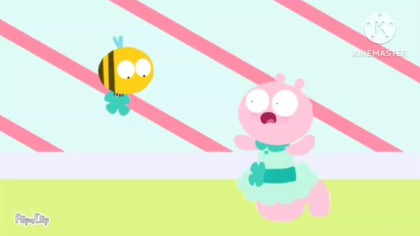 Elodie The Worm and the Bee with the Clever Bow Animation