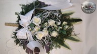 Jak samemu zrobić wiązankę na cmentarz w odcieniach bieli - Pomysły Plastyczne DiY