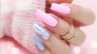 Glass effect flower nails art tutorial / Gabrielle Nails Charbonne