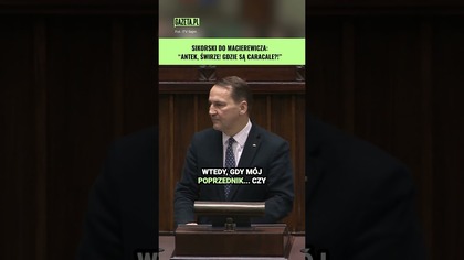 Sikorski nie wytrzymał! #shorts