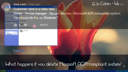 What happens if you uninstall acpi.  sys