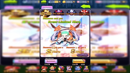 Manga Allstar Hero Gashapon Summon 20 Zoro