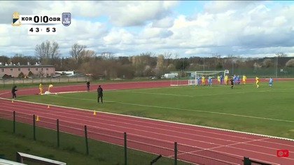 Korona Kożuchów - Odra Skrzynie Zając Bytom Odrzański - skrót - bramki - 25. 03. 2023r.