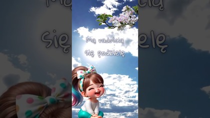 Mą radością z Tobą się podzielę #shorts #milegodnia #zyczenia #dc #wiosna #pogoda #dziendobry