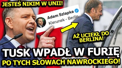 PO TYM JEDNYM ZDANIU NAWROCKIEGO TUSK WPADŁA W FURIĘ! TERAZ MŚCI SIĘ NA PREZYDENCIE?!