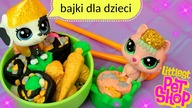 Littlest Pet Shop  Brokatowe sushi Play Doh  Malinka
