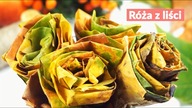Róża z liści - ZRÓB T0 SAMA