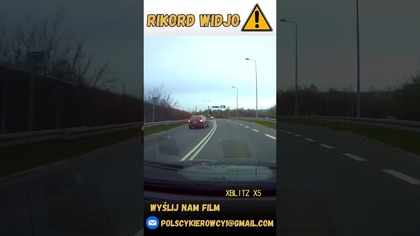 Kierowca chyba myślał, że jest na obwodnicy #shorts #rikordwidjo #polscykierowcy #dashcam #crash