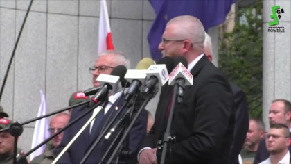 Grzegorz BRAUN: Żydzi kłamią - oszczerstwa na temat Polski! Konferencja Prasowa podSejmem 23.07.2025