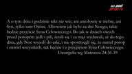 Archiwum: BIBLIA NA CO DZIEŃ: Ewangelia Mateusza #24 cz.  3
