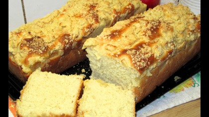 Mięciutkie ciasto drożdżowe jabłkami i kruszonką, pyszne, łatwe