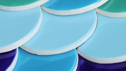 Jezioro Bacalar na Twojej ścianie  #rybiałuska #mozaika #shorts