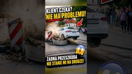  Gdy klient czeka, żadna przeszkoda nie jest straszna!  #taxi #kierowcy #shorts