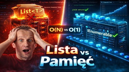 Przestań używać Listy! Jak IEnumerable i yield return ratują pamięć w C#