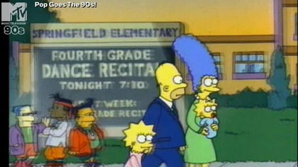 The Simpson - Do The Bartman (MTV 90s UK)