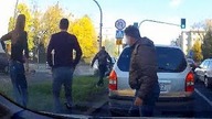 Wypadek na Wawelskiej w Warszawie