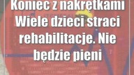 Koniec z nakrętkami Wiele dzieci straci rehabilitacje.  Nie będzie pieniędzy na leczenie