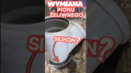 Wymiana żeliwnego pionu na nowy #codziśrobimy #remontdomu #hydraulic #bloki