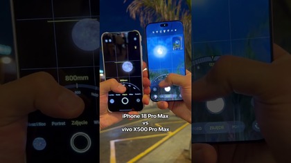 Zoom iPhone 18 Pro Max vs vivo X500 Pro Max (Telephoto Extender)