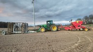 Pierwszy wjazd w pole i już przygody - awaria John Deere i Spaw-Met