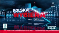 Polsat - Polska Wybiera - wybory parlamentarne 2023 - czoł&oacute;wka (15. 10. 2023)