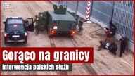 Gorąco na granicy z Białorusią.  Migranci zniszczyli część zapory | Gazeta.pl