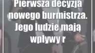 Pierwsza decyzja nowego burmistrza.  Jego ludzie mają wpływy również w powiecie