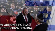 W obronie posła Brauna - wiec pod Sejmem