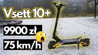 Hulajnoga elektryczna Vsett 10+ | Potwór za 10. 000 ZŁ!