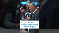 Tusk do Kaczyńskiego: LUDZIE PO WAS PRZYJDĄ #shorts