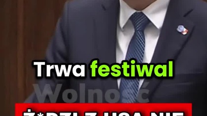 POSEŁ BRAUNA URZĄDZIŁ PIEKŁO NA OTWARCIU SEJMU!
