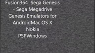 Fusion364 SEGA EMU