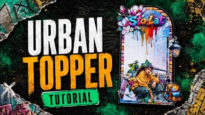 Jak zrobić topper na tort dla nastolatki?  Urban topper | Rytm Ulicy