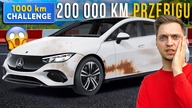 Test MERCEDESA EQE na trasie 1000 km z przebiegiem 200. 000 km  Jaki pozostał zasięg?