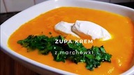 Aksamitna zupa krem z marchewki.