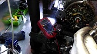 Test przewiniętego alternatora z magnesami neodymowymi