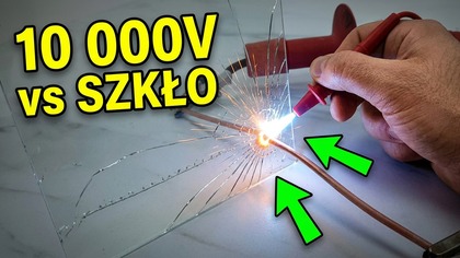 Czy 10 000 V przebije SZKŁO? Niewiarygodny eksperyment!