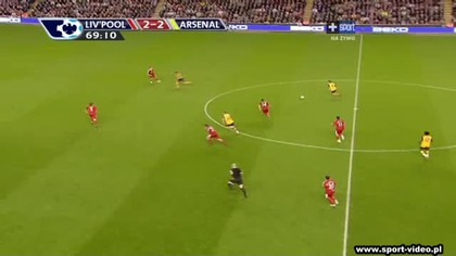 Premier League sezon 2008/2009 Liverpool-Arsenal 2-3 Arshavin