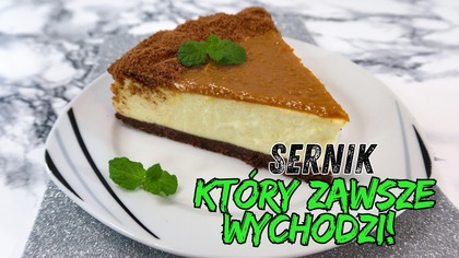 Ten SERNIK Z KAJMAKIEM na herbatnikach znika w 5 minut!  Rozpływa się w ustach!