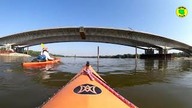 Most południowy Warszawa - Kajakowy Spływ Wisłą 2020 ( Pod Gołym Niebem )