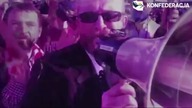 Grzegorz Braun i awantura z policją na proteście przedsiębiorców